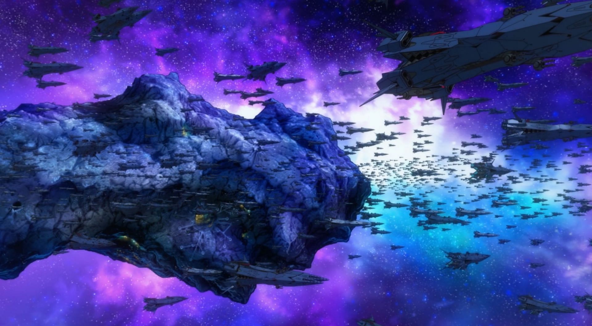 Supposed treasure island in I'm the Evil Lord of an Intergalactic Empire episode 6 (Image via Quad)